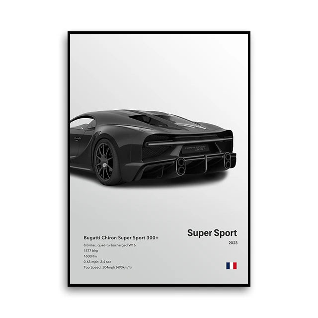 Bugati Chiron 300+ - CarPosters