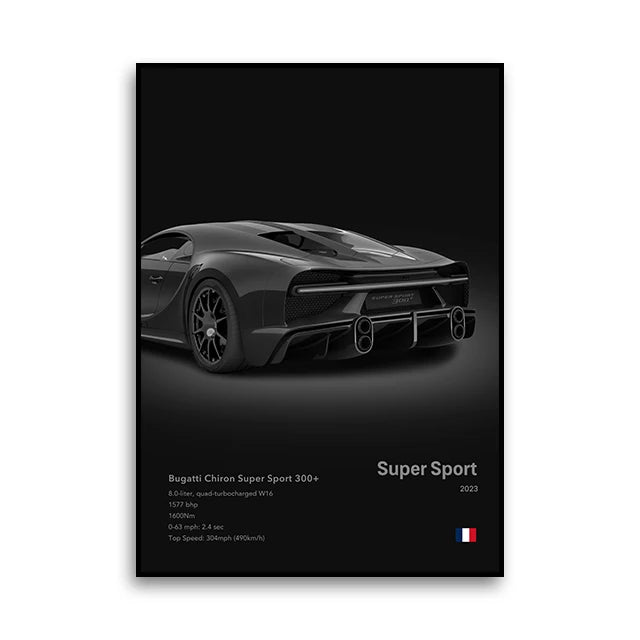 Bugati Chiron 300+ - CarPosters
