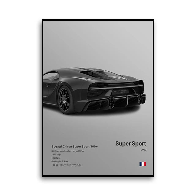 Bugati Chiron 300+ - CarPosters