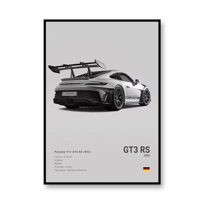 Famous Brand Cars SVJ GT3RS G80M3C Canvas Wall Art Print Poster 918 M5CS MSCSL Decorative Mural Home Decor Gift Unframed