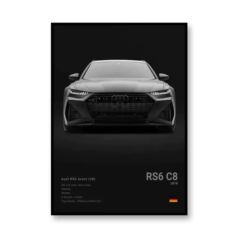 Famous Brand Cars SVJ GT3RS G80M3C Canvas Wall Art Print Poster 918 M5CS MSCSL Decorative Mural Home Decor Gift Unframed