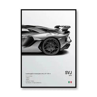 Lamborghini SVJ /White /Side Profile