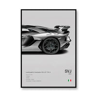 Lamborghini SVJ /Grey /Side Profile