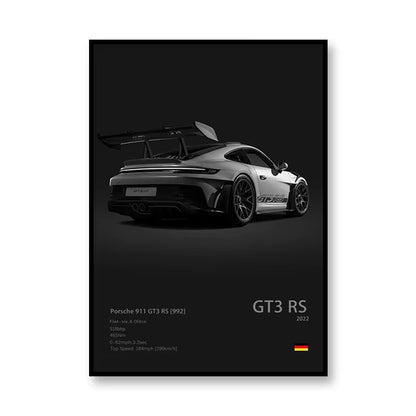 Famous Brand Cars SVJ GT3RS G80M3C Canvas Wall Art Print Poster 918 M5CS MSCSL Decorative Mural Home Decor Gift Unframed