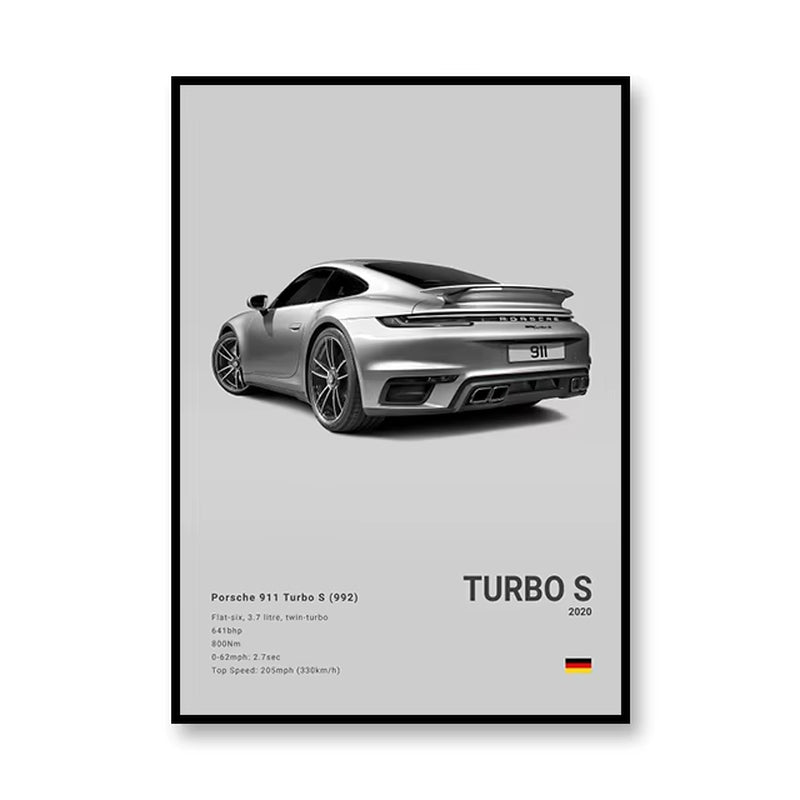 Famous Brand Cars SVJ GT3RS G80M3C Canvas Wall Art Print Poster 918 M5CS MSCSL Decorative Mural Home Decor Gift Unframed