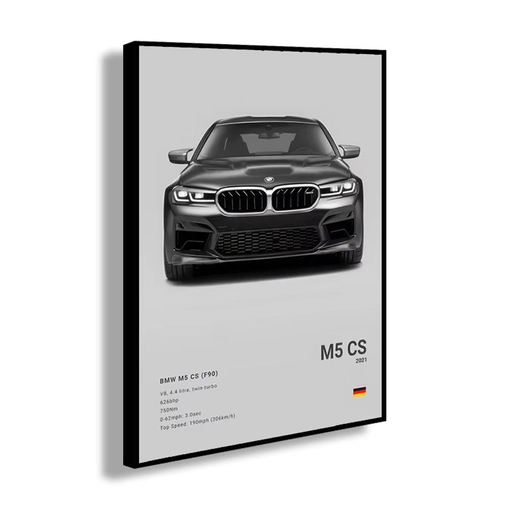 Famous Brand Cars SVJ GT3RS G80M3C Canvas Wall Art Print Poster 918 M5CS MSCSL Decorative Mural Home Decor Gift Unframed