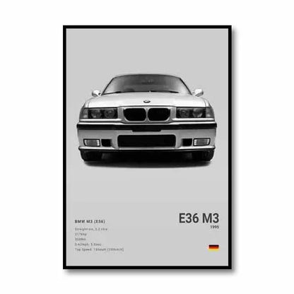 BMW E36 M3™ - CarPosters