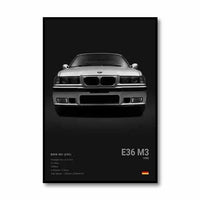 BMW E36 M3 Schwarz