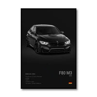 BMW F80 M3 Negro