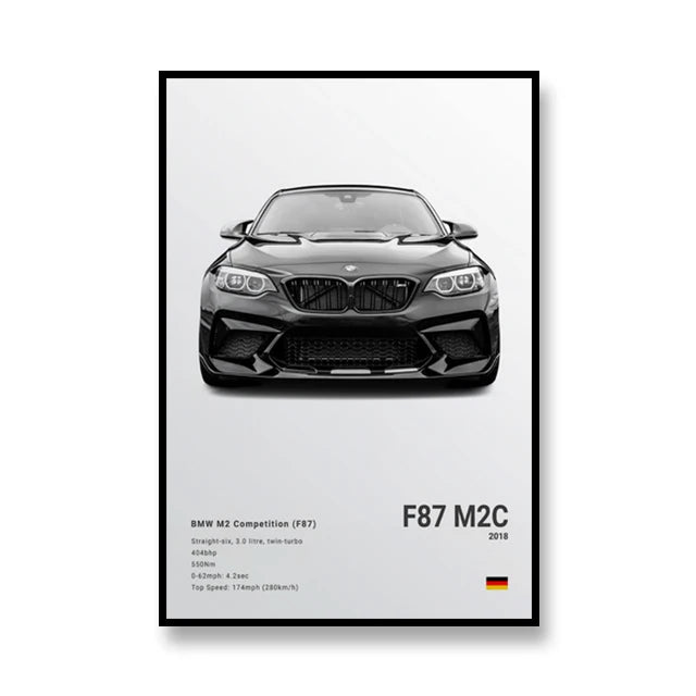 BMW F87 M2C™ - CarPosters