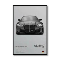 BMW G82 M4C Grau