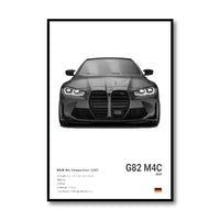 BMW G82 M4C Weiß