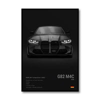 BMW G82 M4C Schwarz