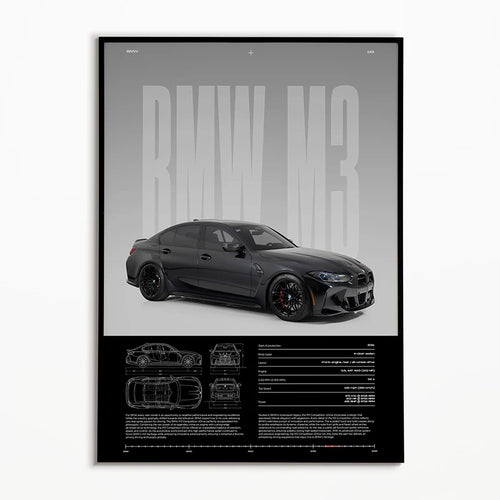 BMW M3 (Build Edition) - CarPosters