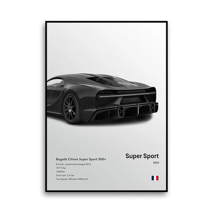 Bugati Chiron 300+ - CarPosters