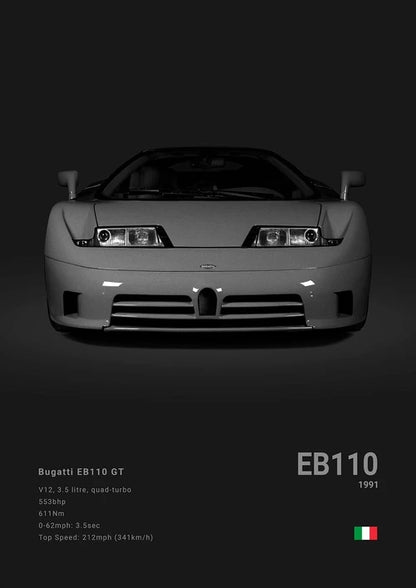 Bugatti EB110™ - CarPosters