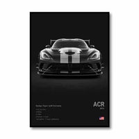 Dodge Viper ACR Negro