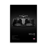 F1 MCL38 Schwarz