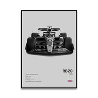 F1 RB20 Grau