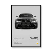 BMW G80 M3C /Grey /Front Profile
