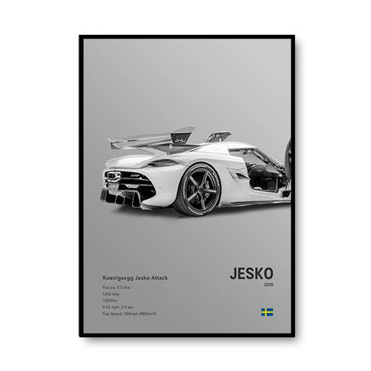 Koenigsegg Jesko Attack™ - CarPosters