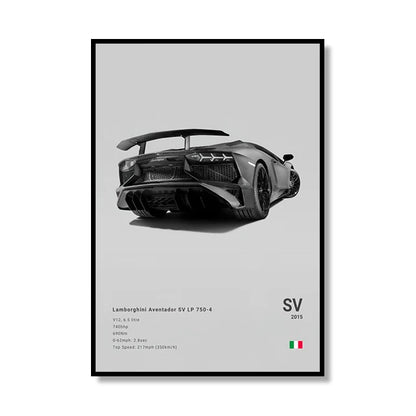 Lamborghini Aventador SV™ - CarPosters