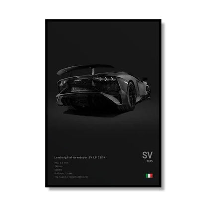 Lamborghini Aventador SV™ - CarPosters
