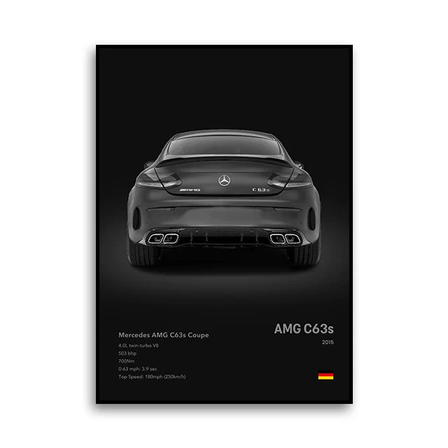 Mercedes Benz C63S - CarPosters