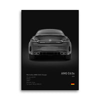 Mercedes Benz C63S Schwarz