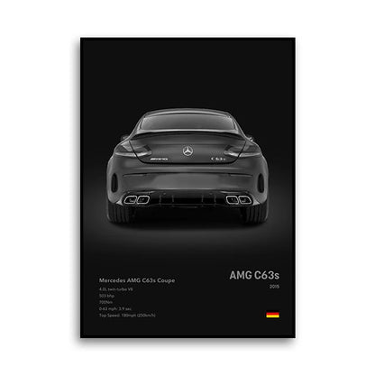 Mercedes Benz C63S - CarPosters