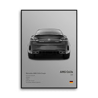 Mercedes Benz C63S Grau