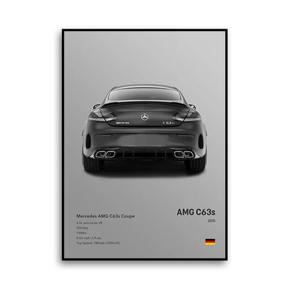 Mercedes Benz C63S - CarPosters