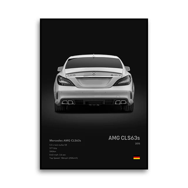 Mercedes Benz CLS63 AMG - CarPosters