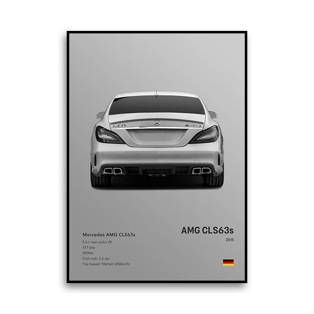Mercedes Benz CLS63 AMG - CarPosters