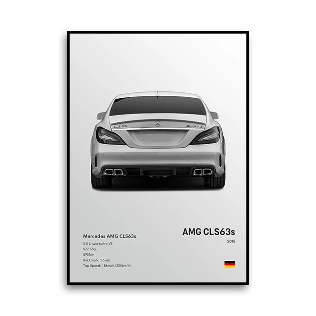 Mercedes Benz CLS63 AMG - CarPosters