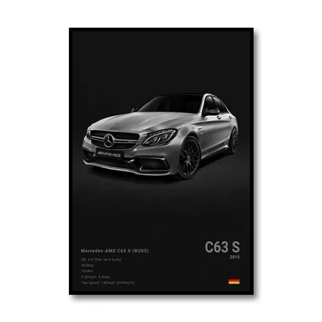 Mercedes C63 S™ - CarPosters