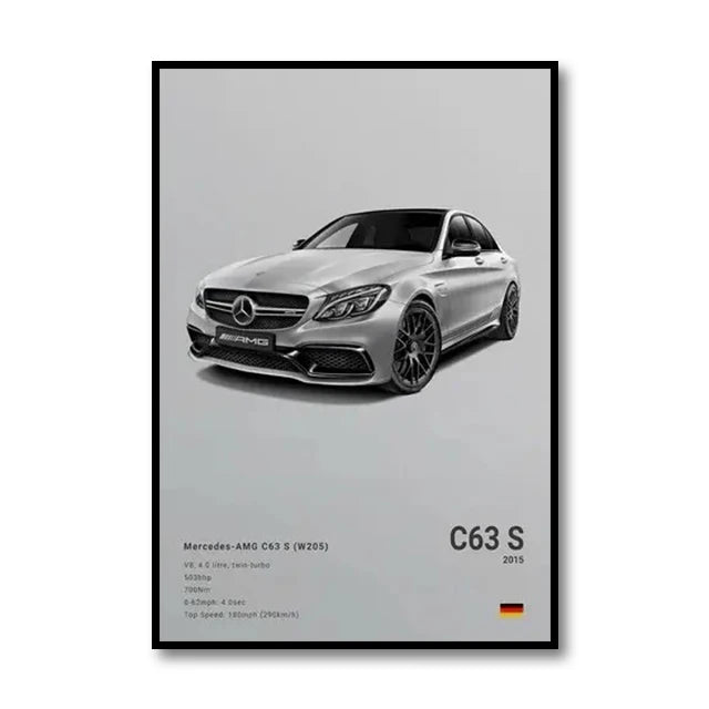 Mercedes C63 S™ - CarPosters