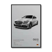 Mercedes C63 S Grau