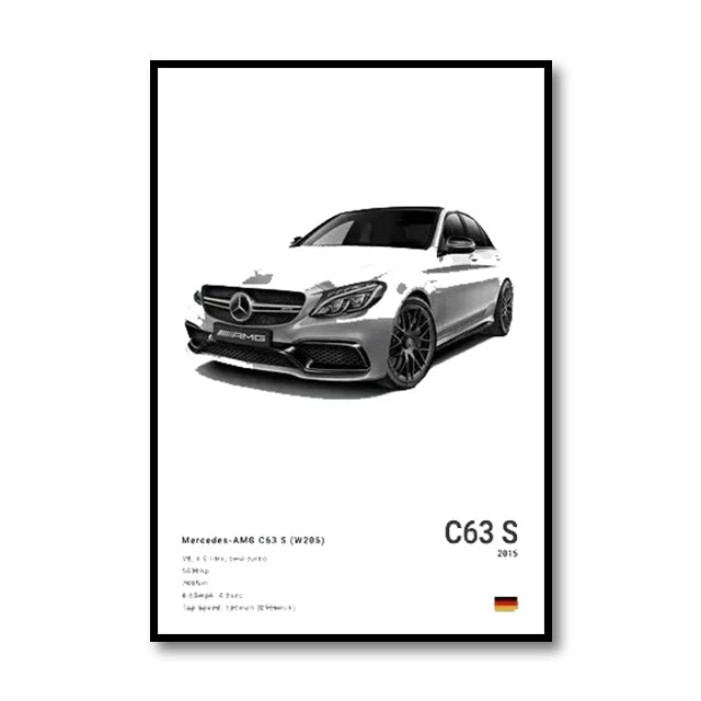 Mercedes C63 S™ - CarPosters