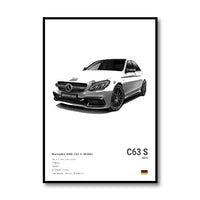 Mercedes C63 S Weiß