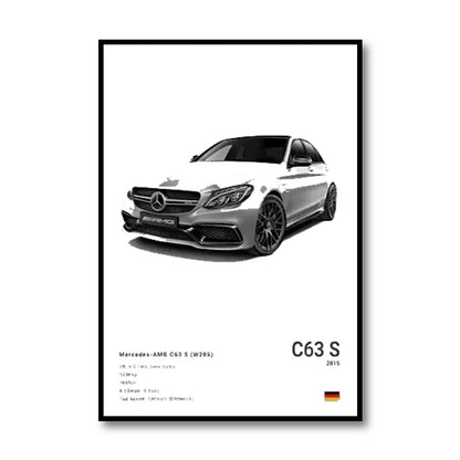 Mercedes C63 S™ - CarPosters