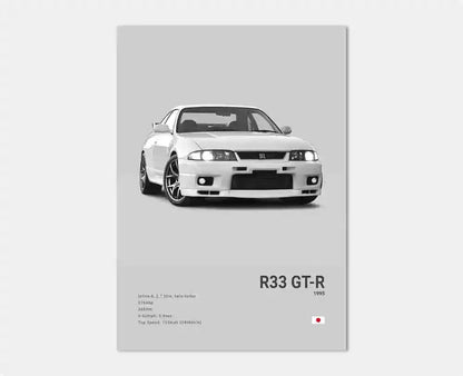 Nissan GT-R33™ - CarPosters