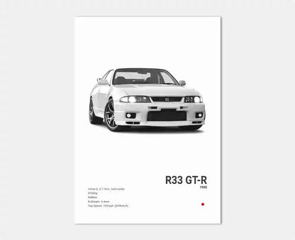 Nissan GT-R33™ - CarPosters