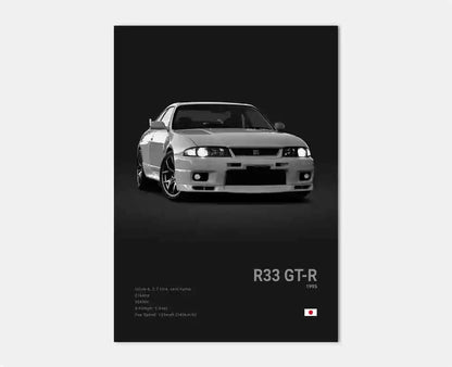 Nissan GT-R33™ - CarPosters