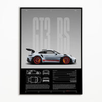 Porsche GT3 RS Gris