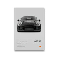 Porsche GT3RS gris frontal