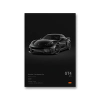 Porsche GT4 Negro