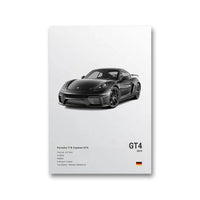 Porsche GT4 Blanco