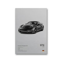 Porsche GT4 Gris