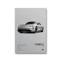 Porsche Taycan Gris